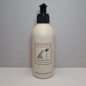 Crabtree & Evelyn Gardeners Creamy Cleanser 8.5 oz 250mL Metal Pump